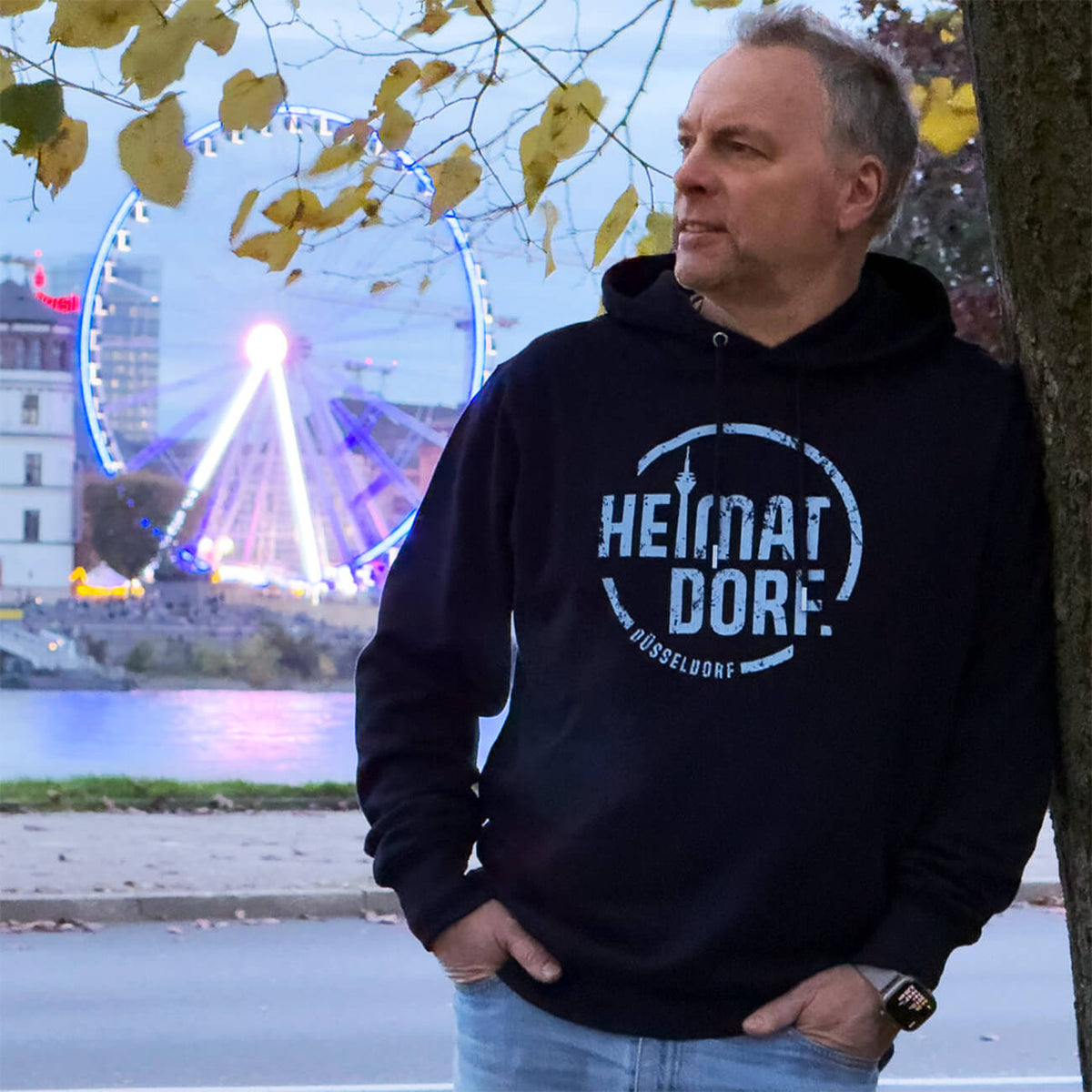 Düsseldorf HEIMATDORF Stadtteil-Hoodie
